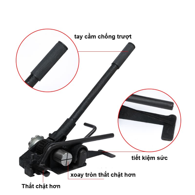 Bộ dụng cụ đóng đai thép chi tiết